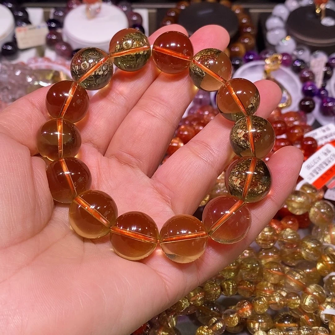 未镶嵌手链水晶黄水晶16