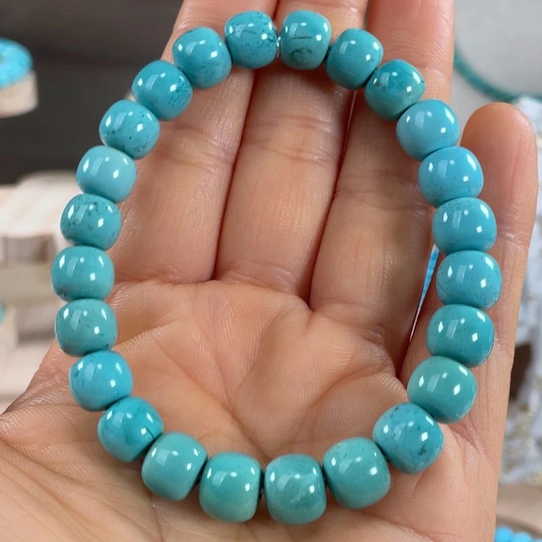 绿松石未镶嵌套链9mm