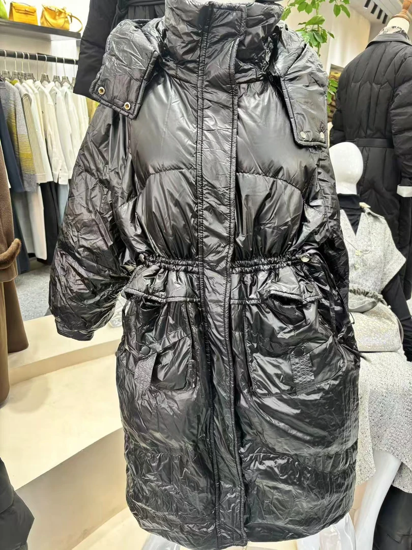 厚款油蜡冬季修身型长款拉链皮衣时尚韩版百搭998877