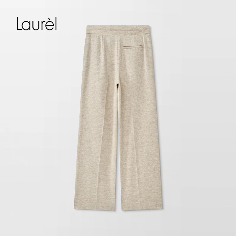 【晨粉专享价】Laurel新款经典通勤直筒西裤女LWD343K03200