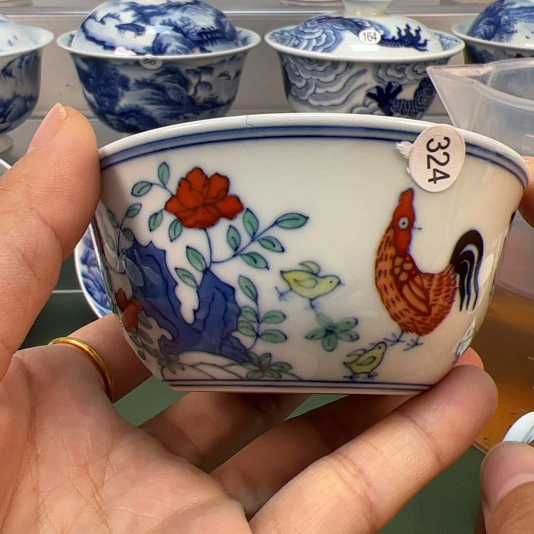 杯木木景德镇纯手绘茶具324