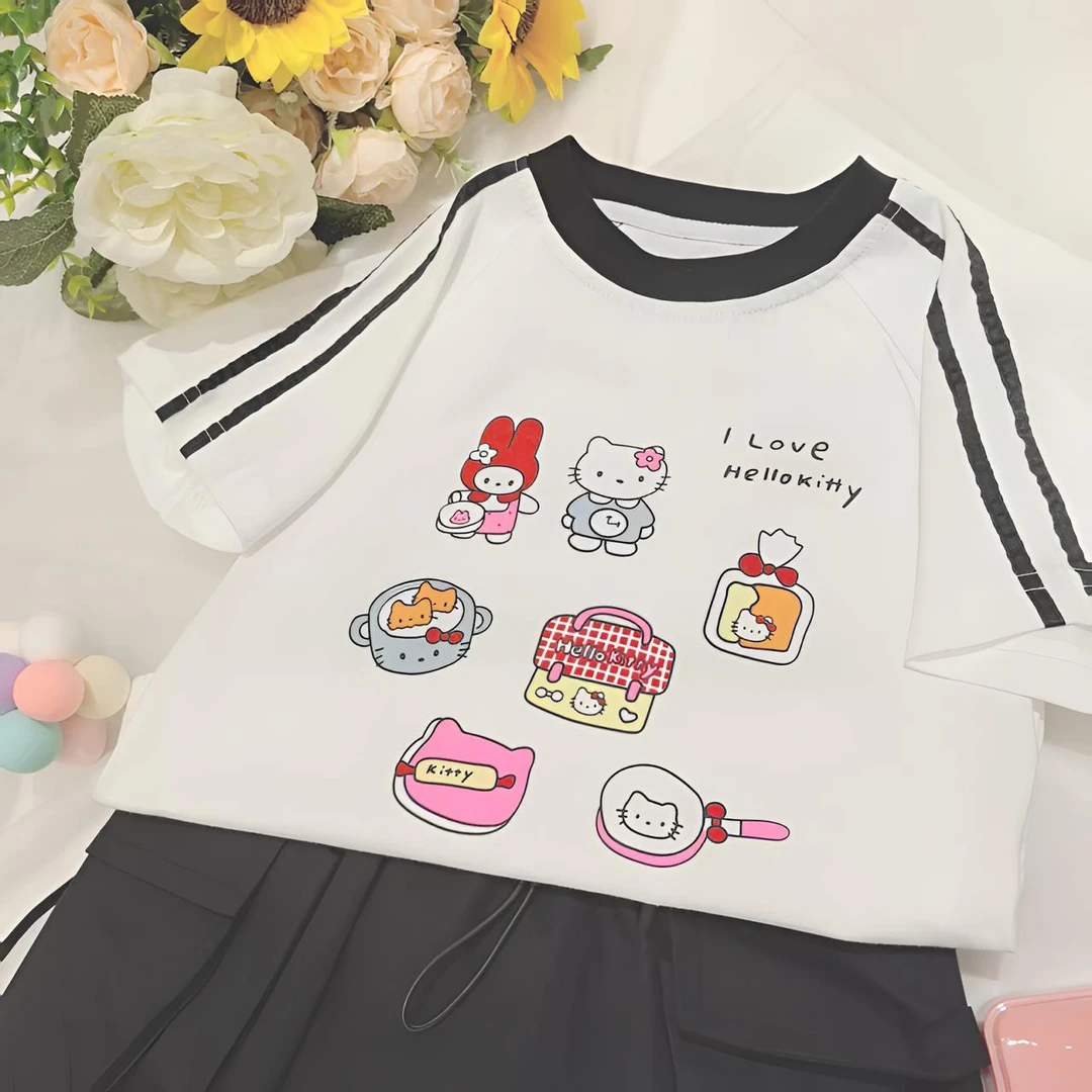 女童夏季休闲百搭体恤