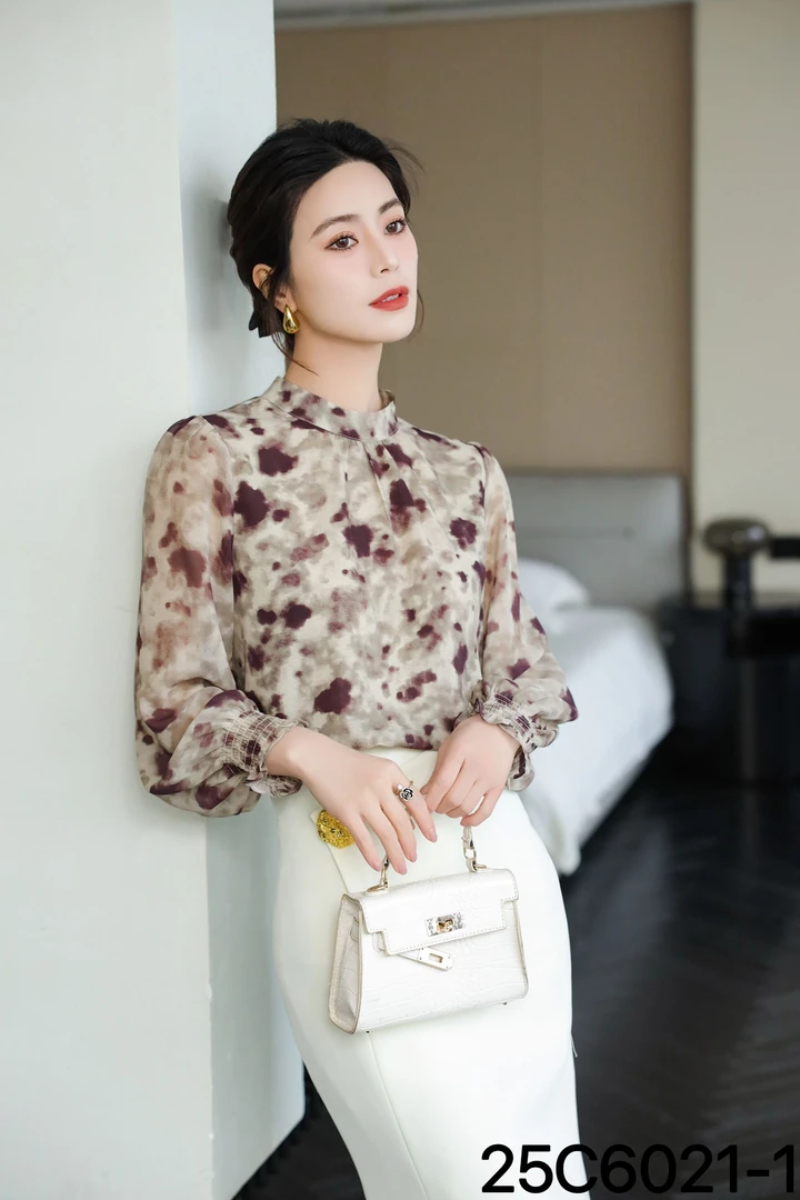 【琴宝精选】显瘦气质时尚百搭上衣D-768