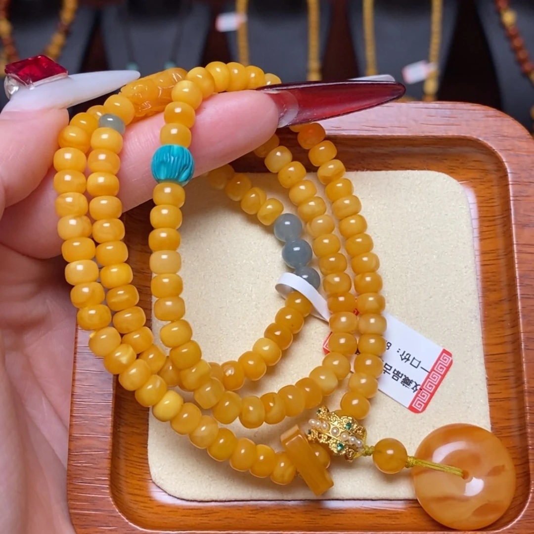 【闪购商品】未镶嵌蜜蜡手链手串