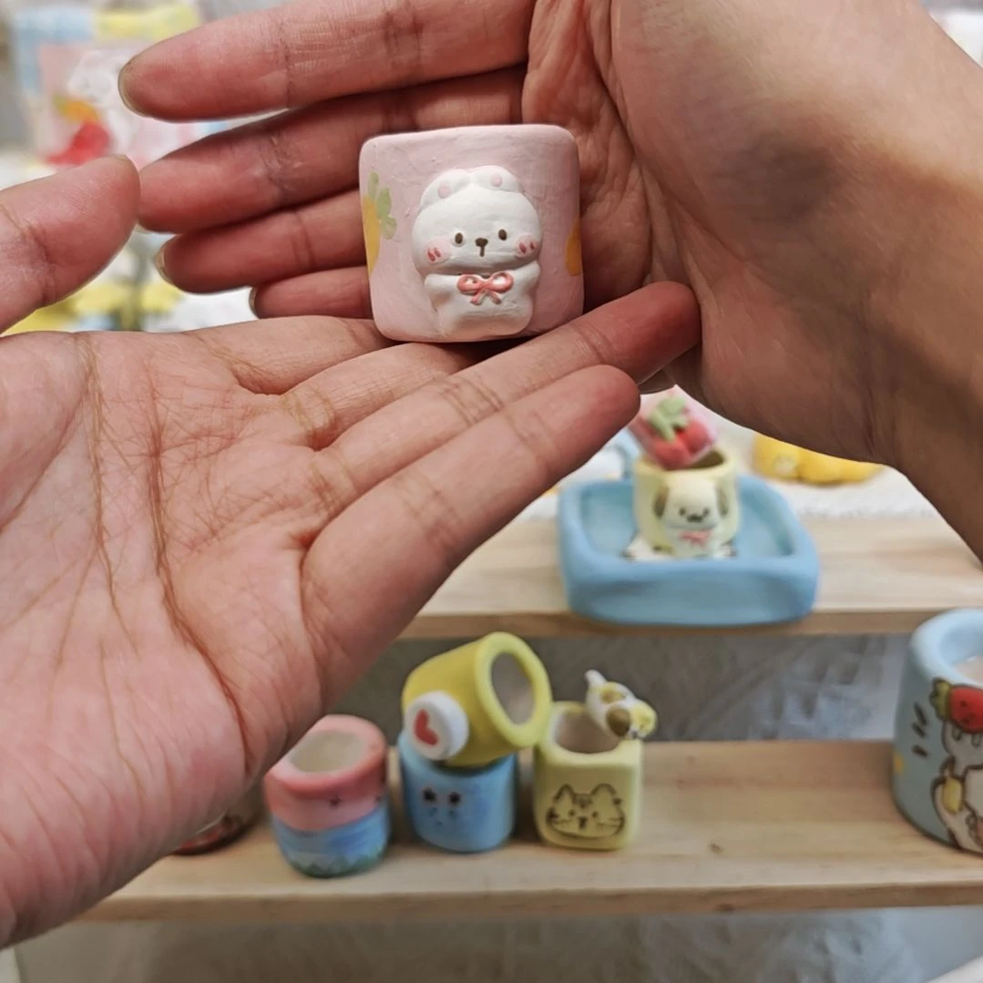 祈***财满29.9包邮手工花盆