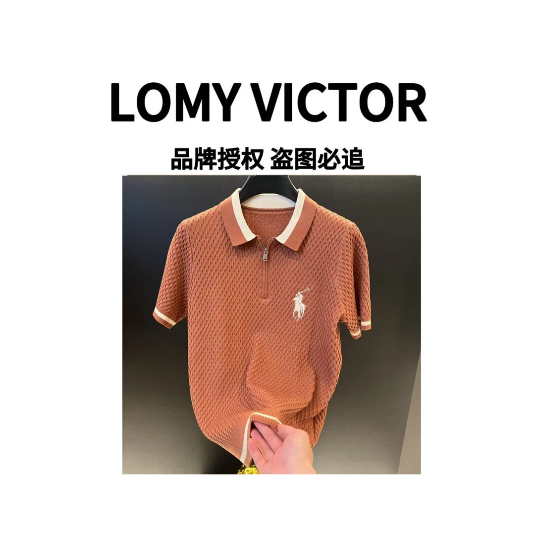 LOMY VICTOR2025夏季欧洲站顶奢原单男女同款潮流T恤NZN1154