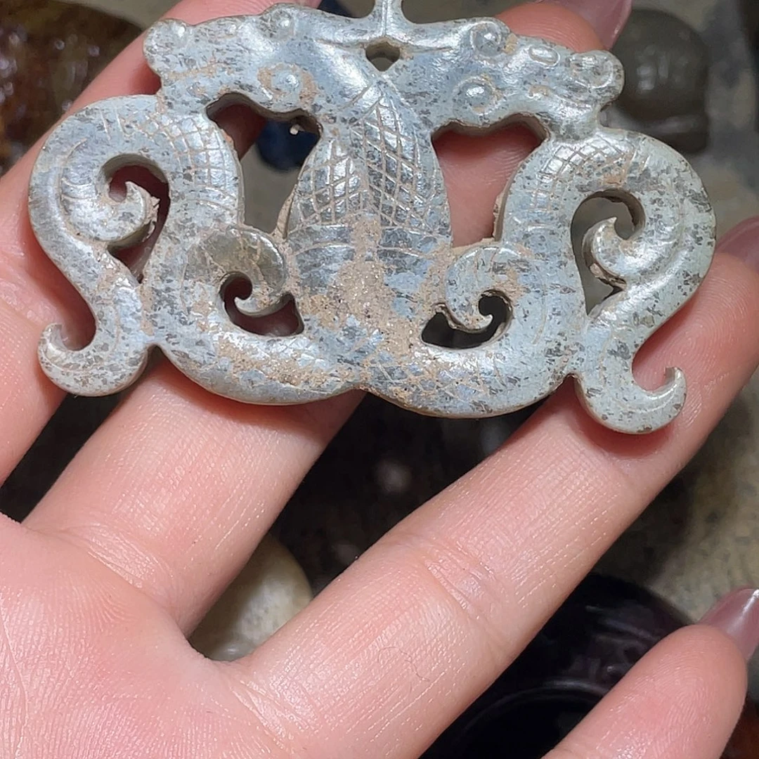 木***杨和田玉（糖玉）未镶嵌挂件