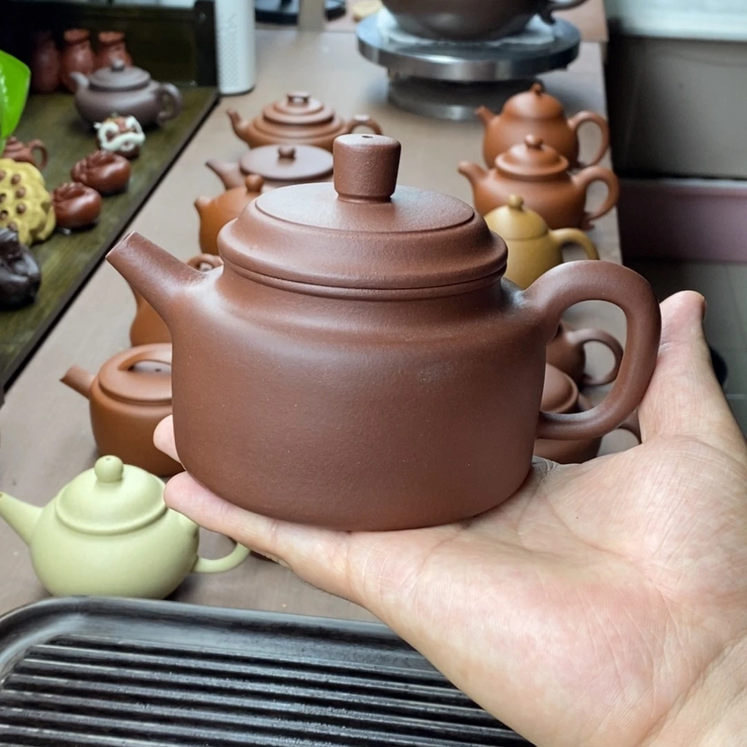 茶壶紫砂紫泥德中