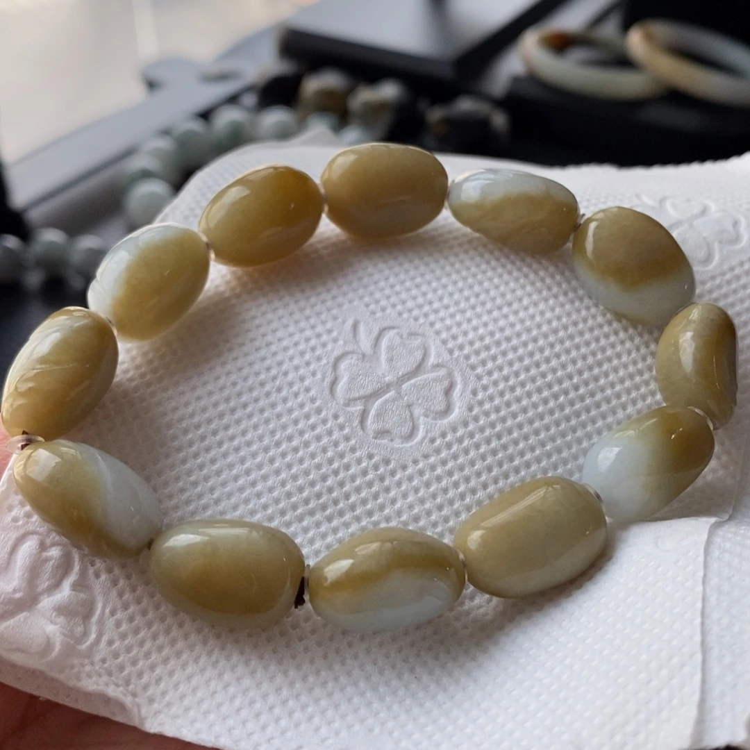 未镶嵌手链翡翠珠子