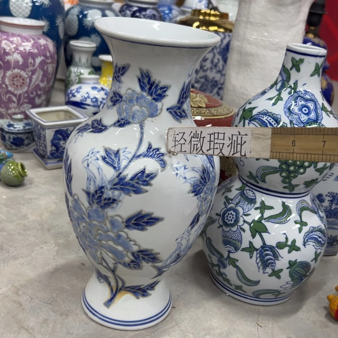 瓷片微瑕青花瓷器工艺难得