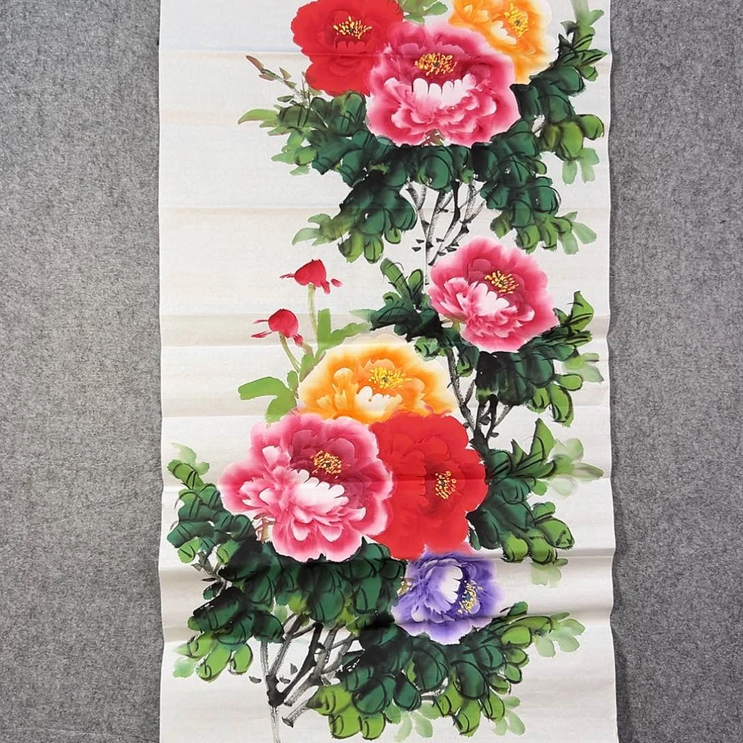 国画070 牡丹等植物资源优势显著突出而