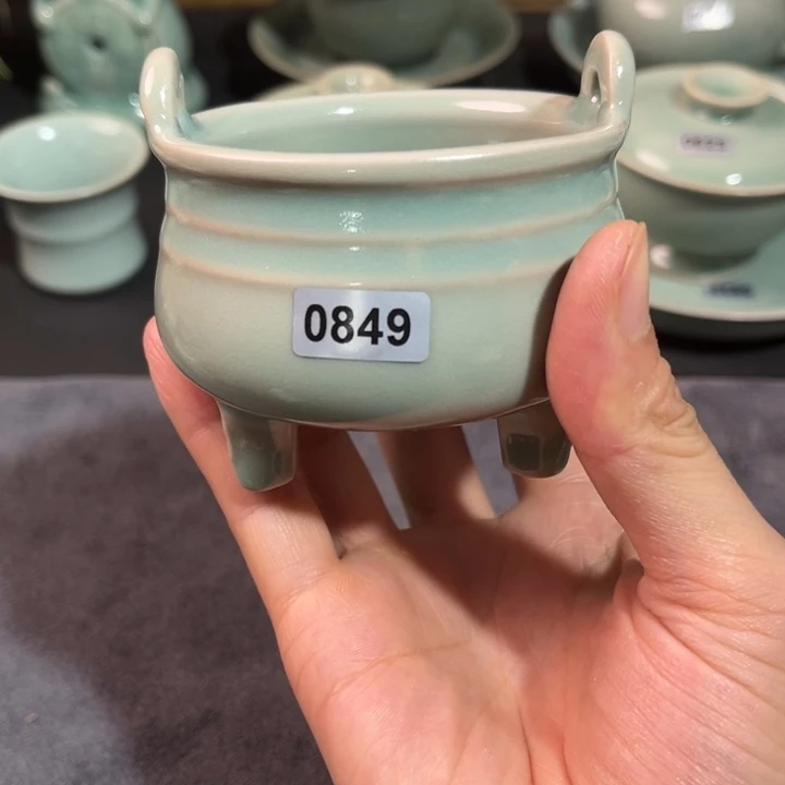汝瓷0849 青鸾汝瓷汝州发货