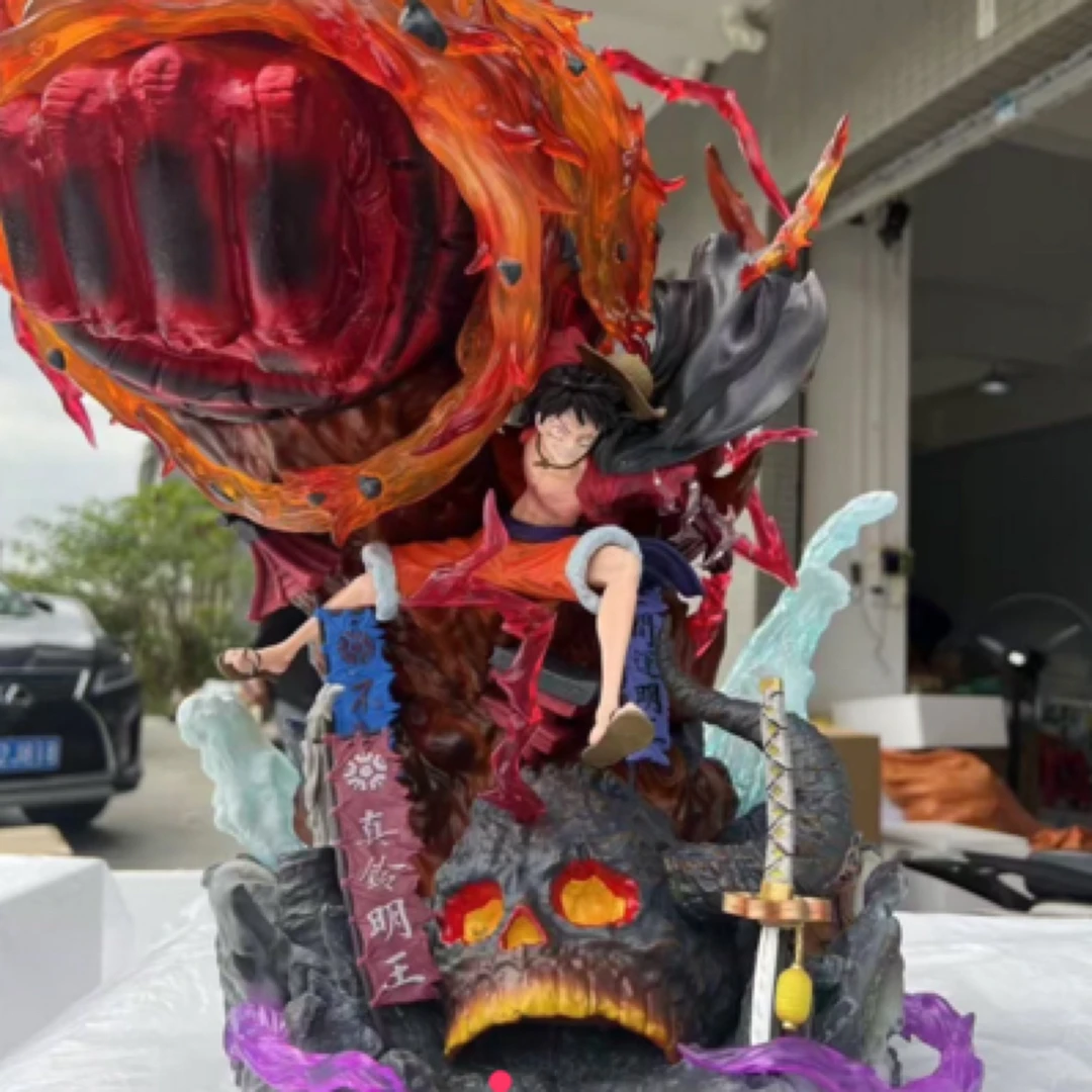 海贼王系列 gk 业火路飞 雕像动漫手办模型摆件