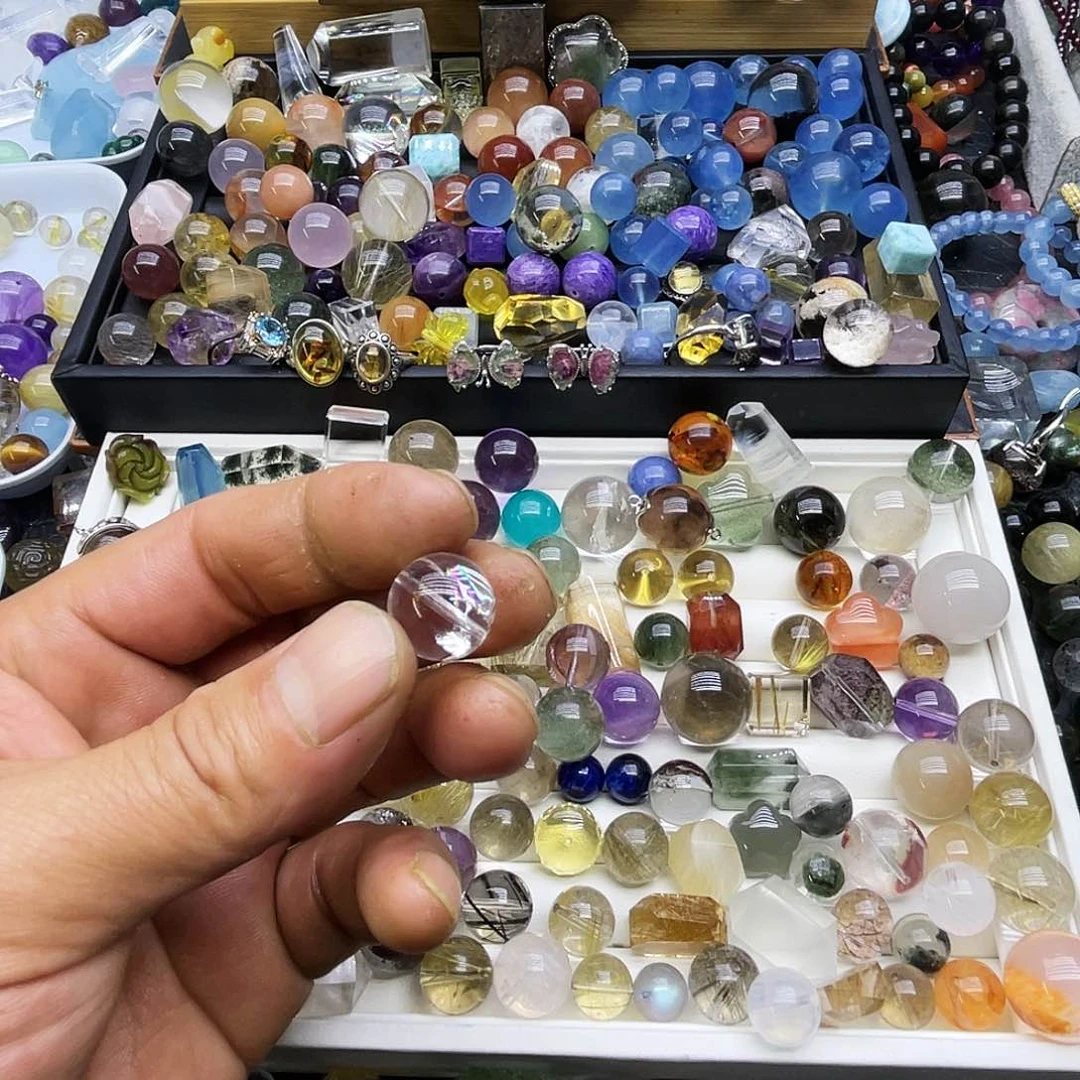 查罗石珠子合金古*儿