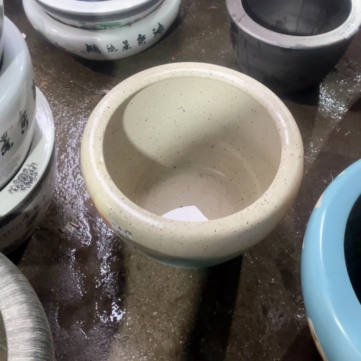 缸直径50高度34微瑕陶瓷缸