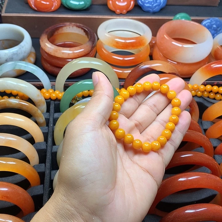 石英质玉未镶嵌手链