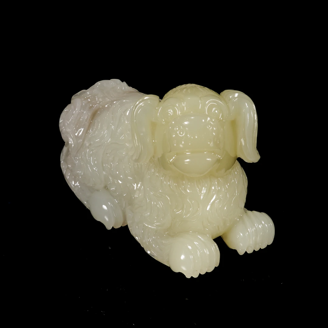 LOT.024和田玉巧雕旺财/X3462