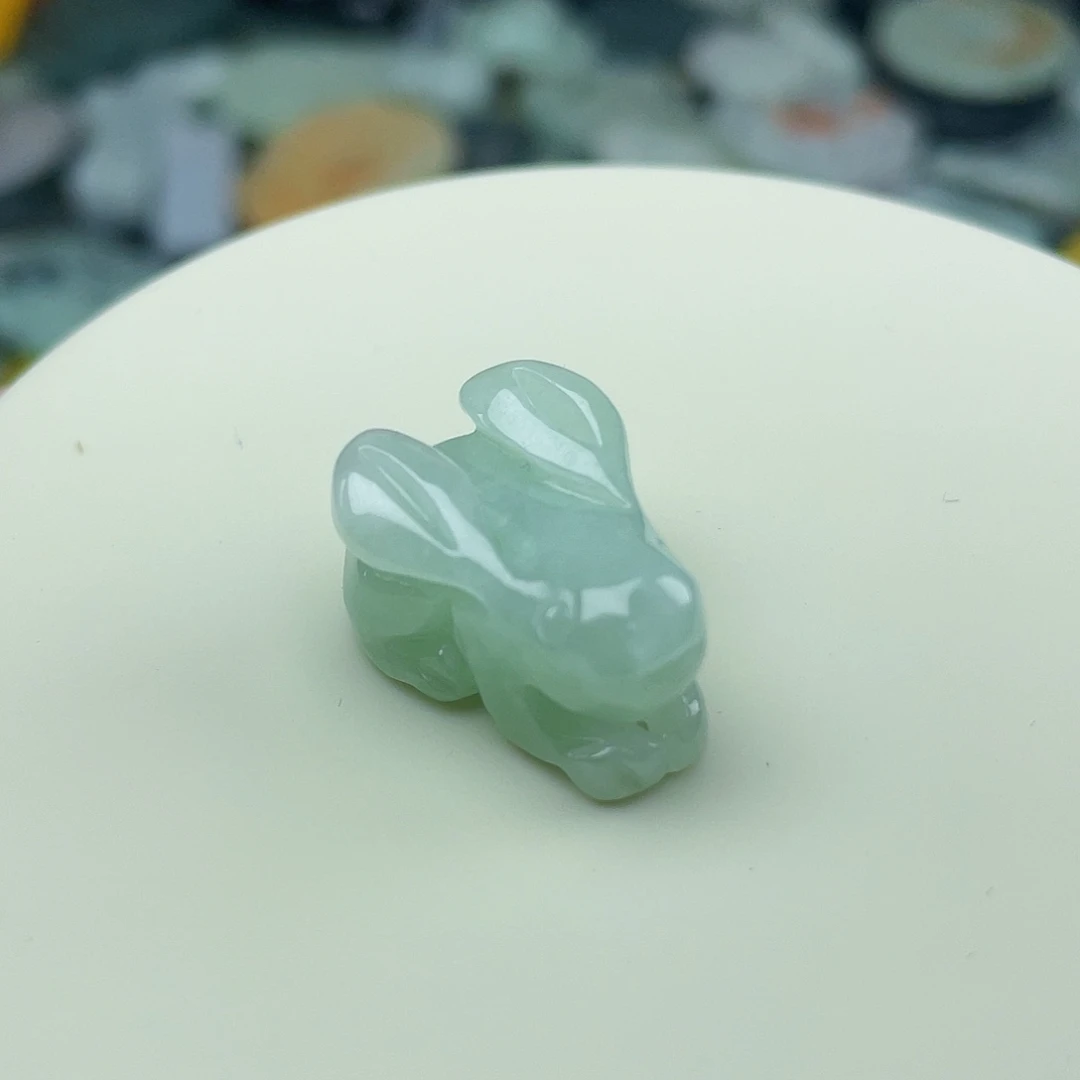 翡翠未镶嵌挂件4287
