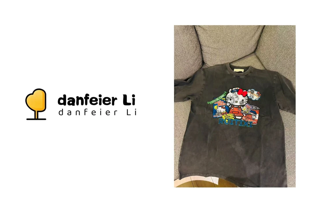 《丫丫推荐款》4157设计款红蝴蝶结猫咪短袖T恤