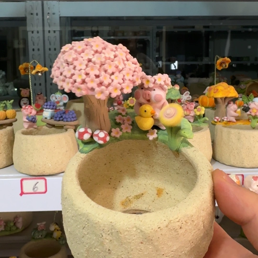 厂家直销手工花盆摆件