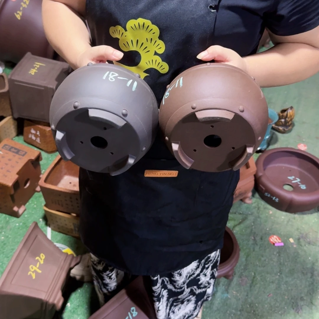 紫砂花盆紫砂花盆