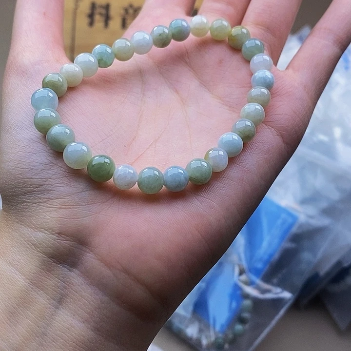 未镶嵌手串翡翠天然