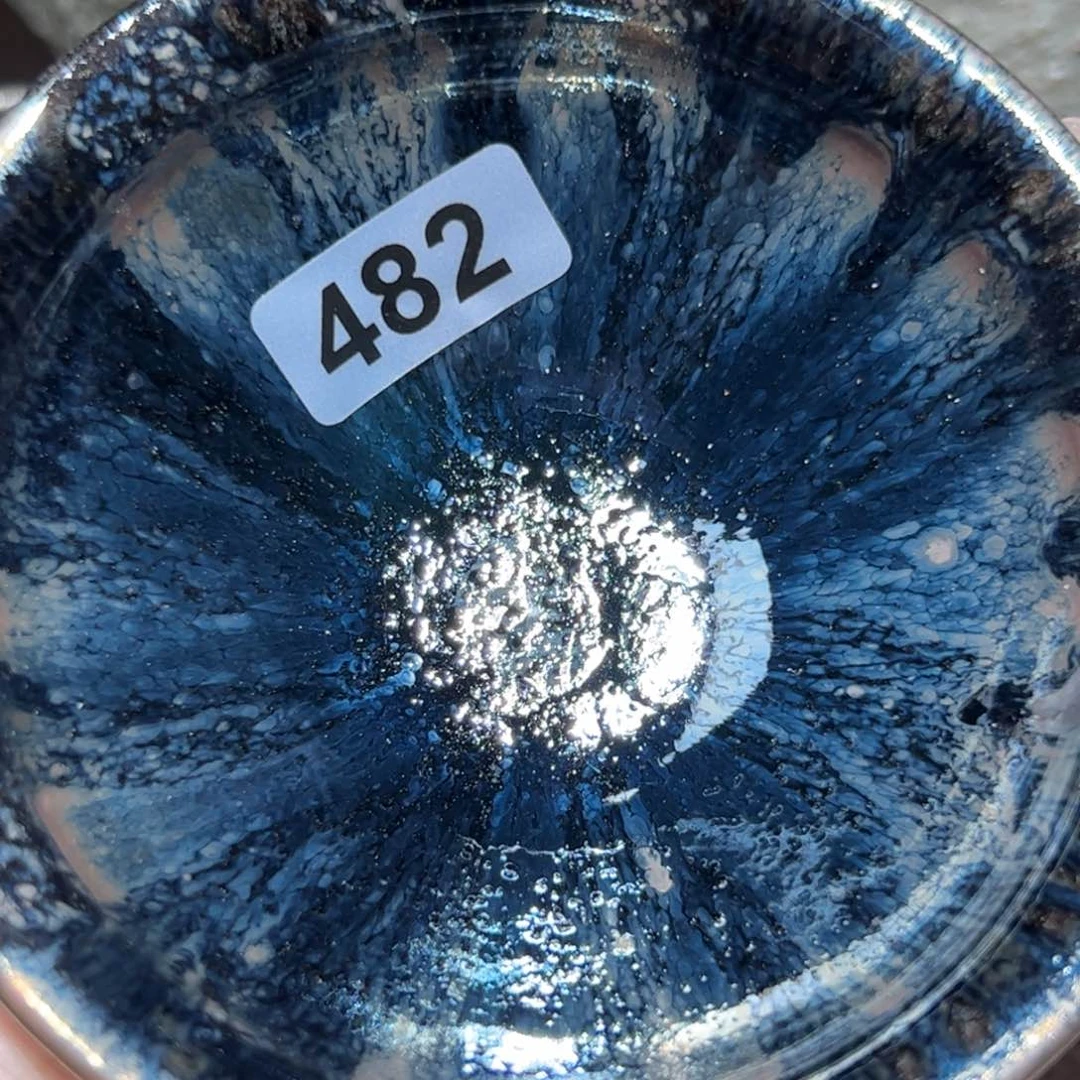 茶盏开**闲全手工原矿原釉建盏