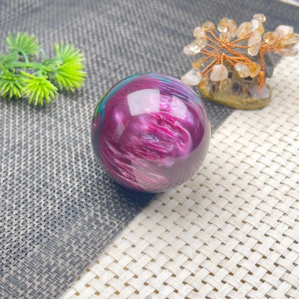 典藏爆款轻奢风高品质紫眼圆球多样性发一件  SZ-195号