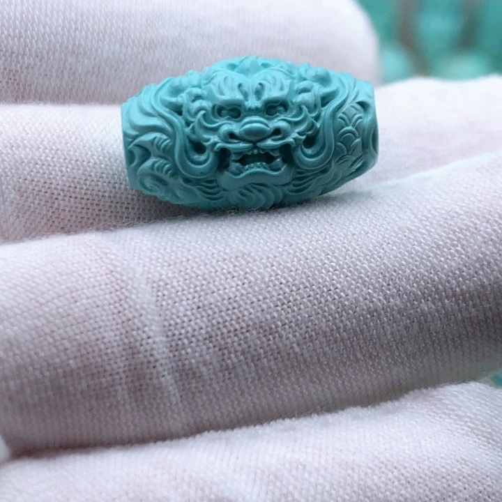 绿松石未镶嵌挂件