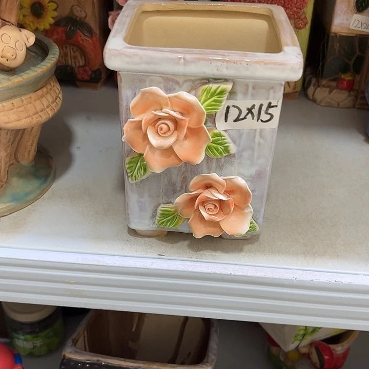 粗陶材质多肉花盆