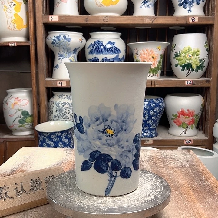 陶兰花盆兰兰牡丹陶瓷