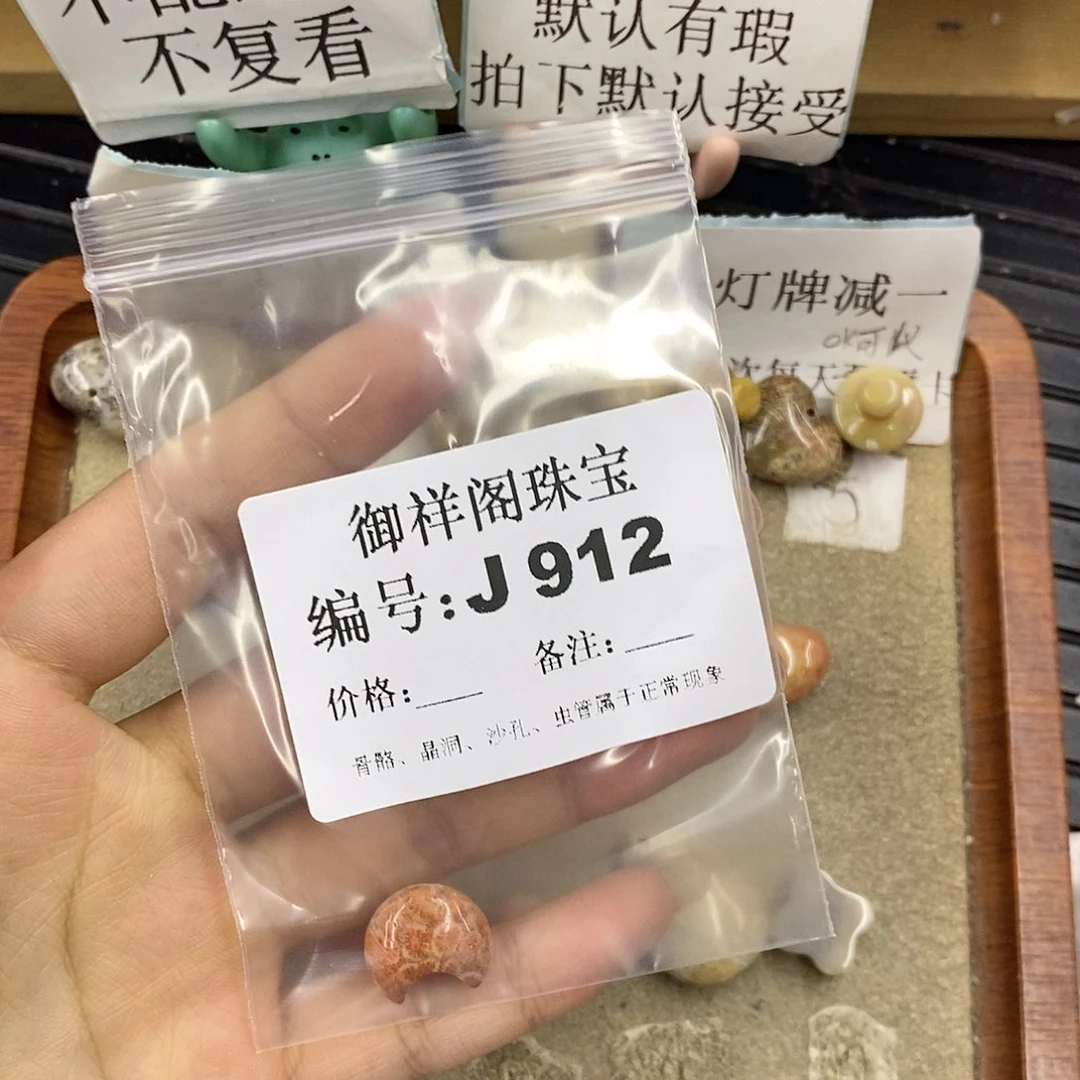 硅化珊瑚（珊瑚玉）未镶嵌颈饰蒋*
