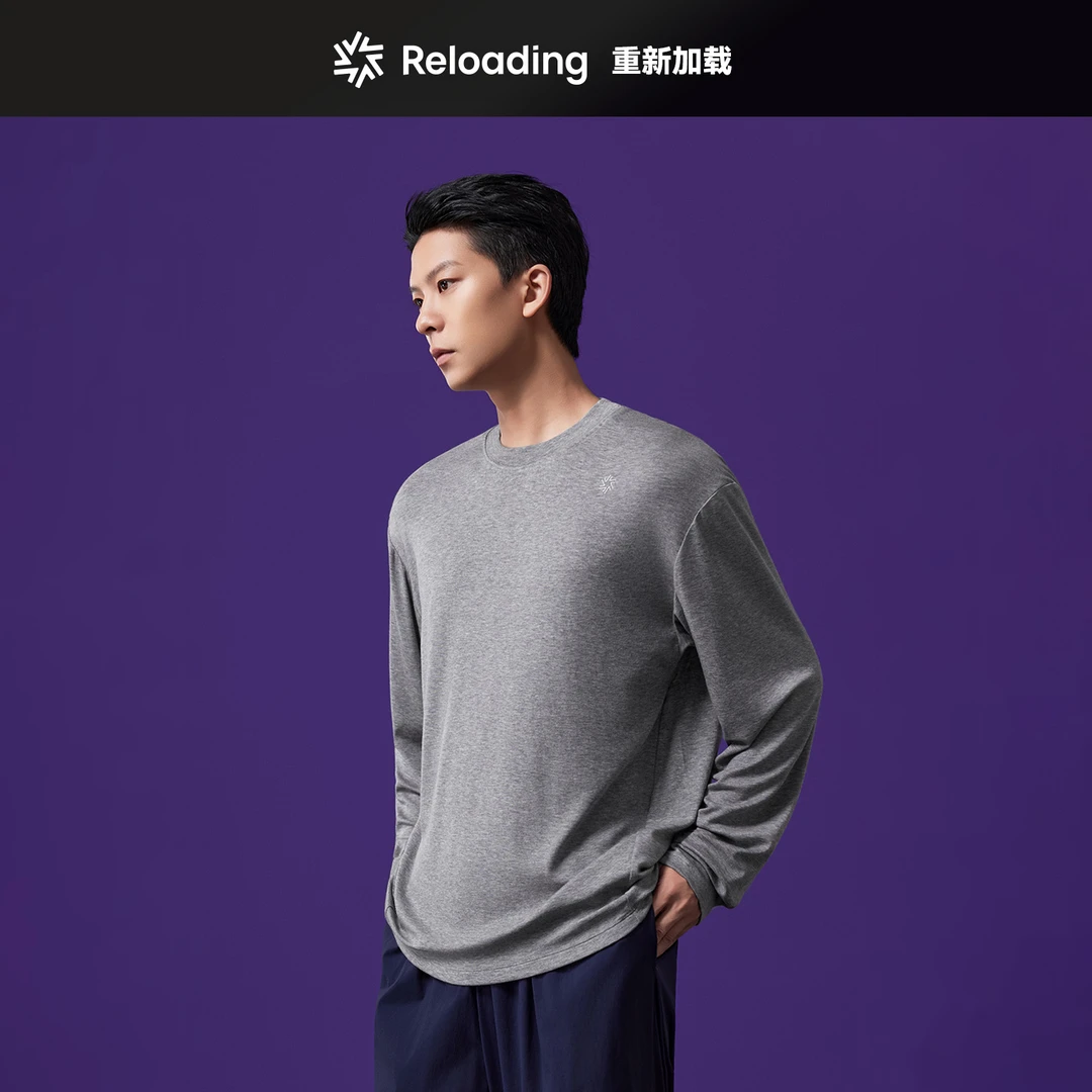 【冬款热销】Reloading轻暖超弹美利奴羊毛天丝细腻户外通勤长袖T恤