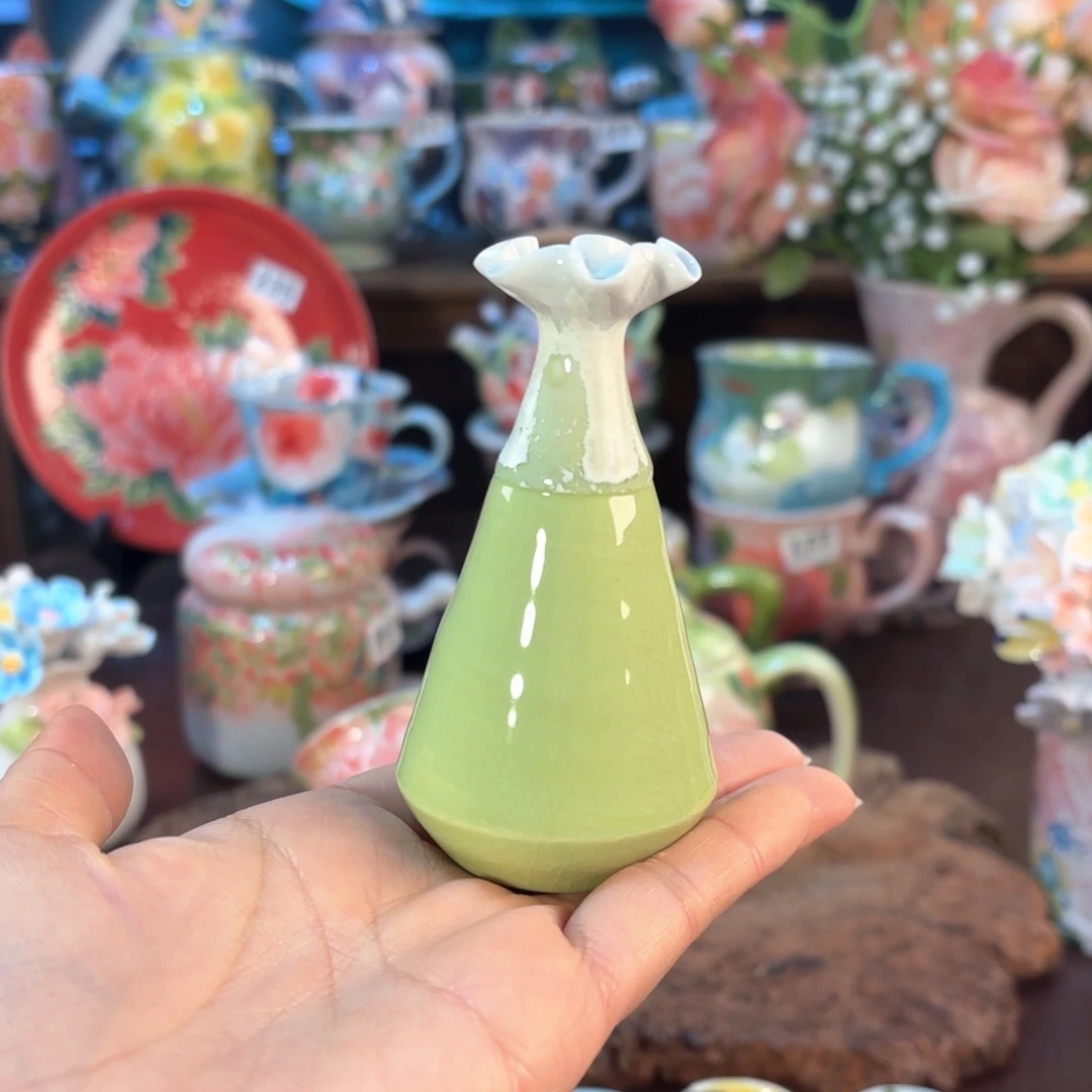 景德镇手绘高温釉下彩陶瓷茶具