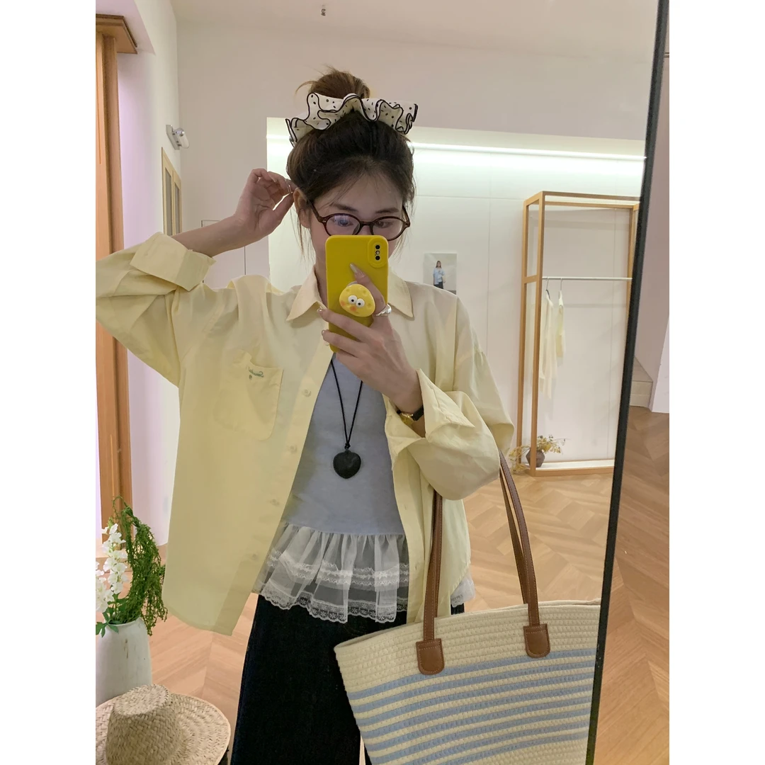 爆款上线【SUSAN】韩系 极简主义百搭必入衬衫  H7088#  HJY