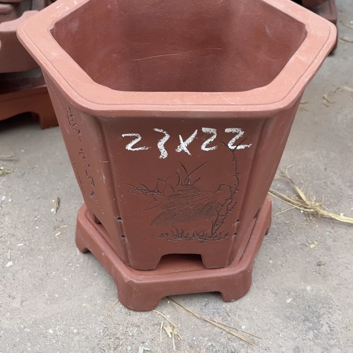 紫砂花盆紫砂花盆