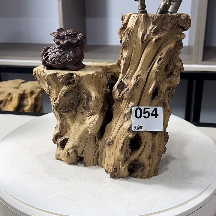 木石榴木榴疤茶桶笔筒