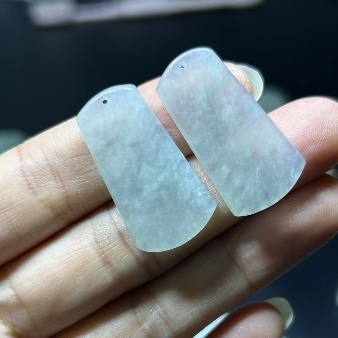 天然A货翡翠平安无事牌吊坠男女款时尚配饰