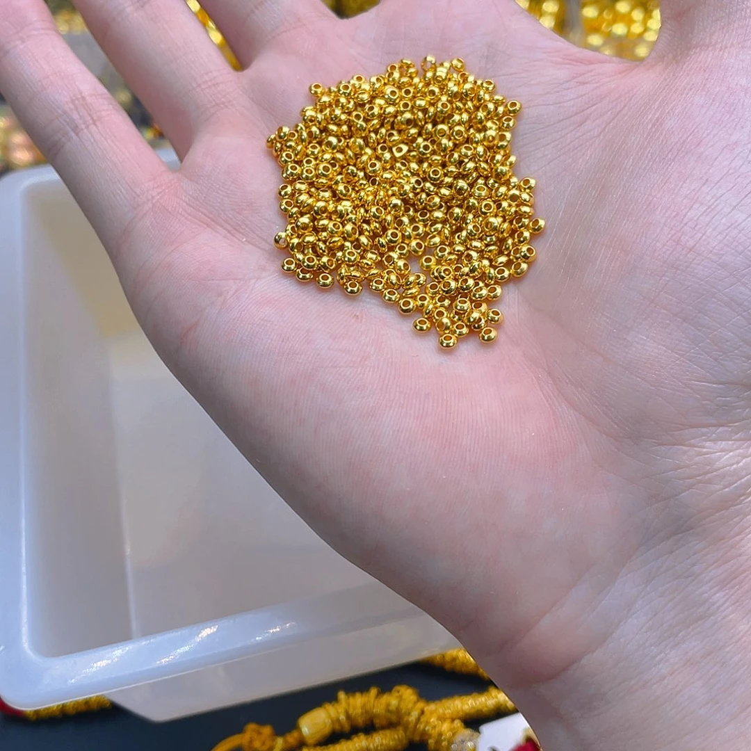 锆石铜合金算盘珠3mm10个