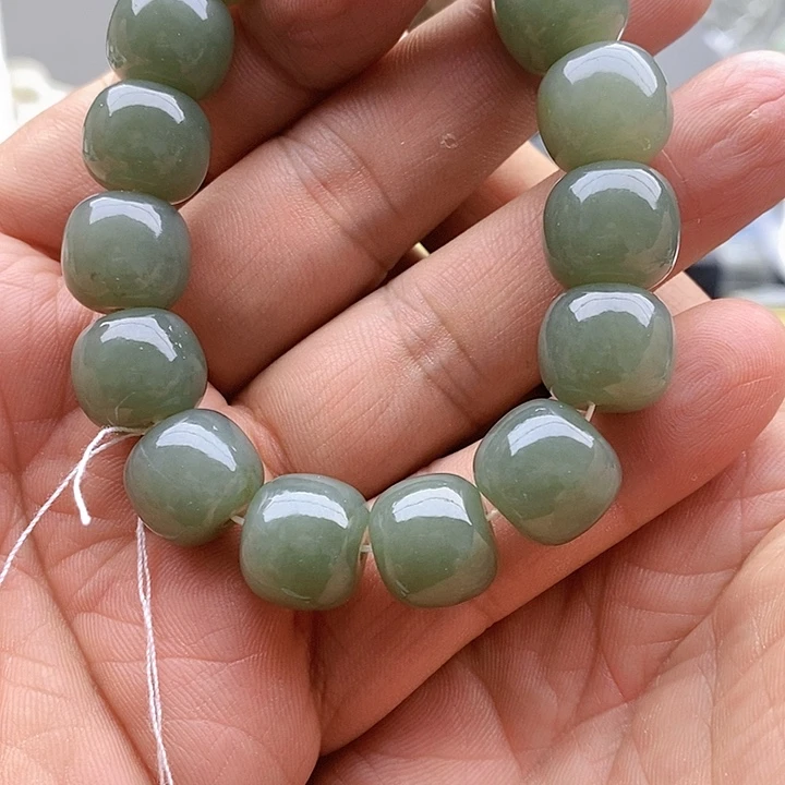 【闪购商品】手链未镶嵌和田玉14天空蓝
