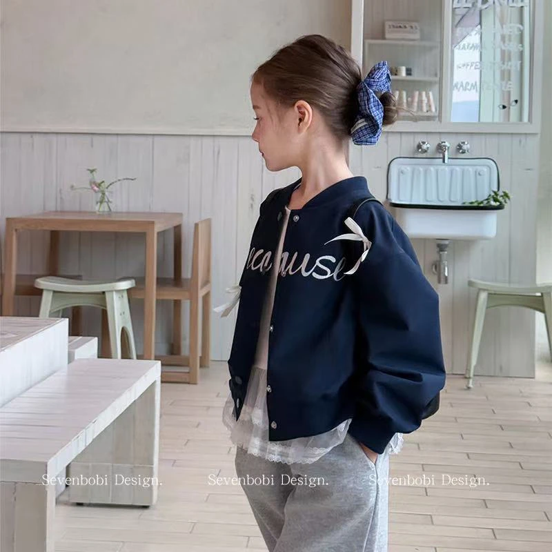 童装秋季女童新款爆款棒球服儿童春秋外套中大童女孩开衫儿童衣服