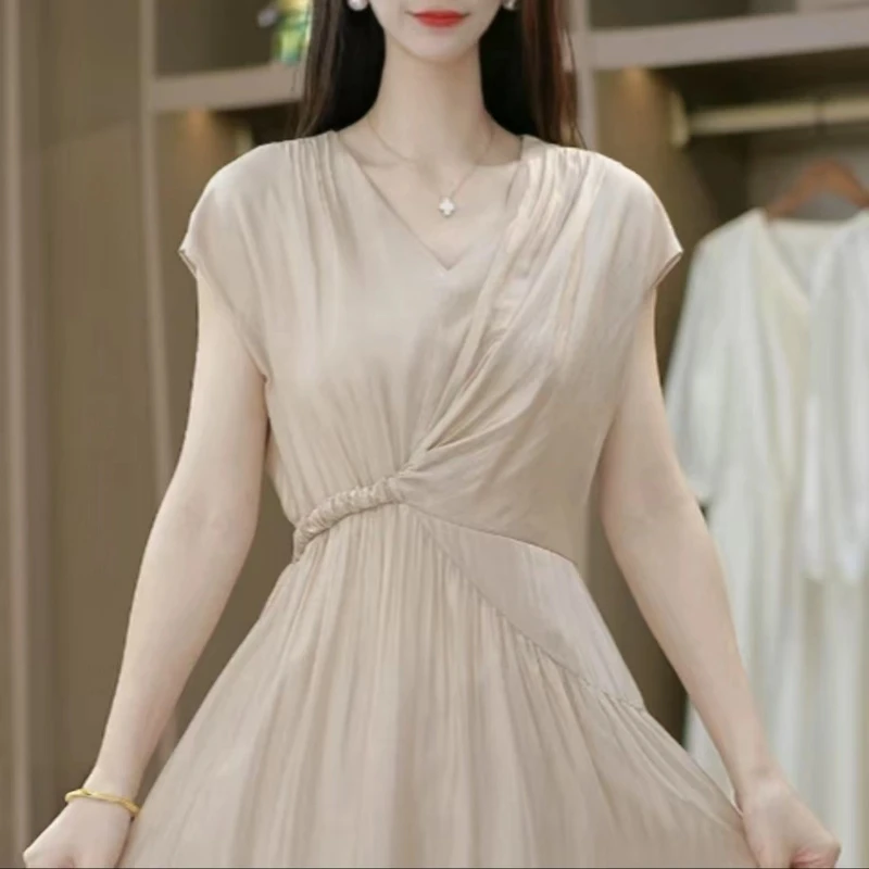 （运费补贴）夏季修身休闲裙子精致气质百搭遮肚子显瘦高档时尚优选