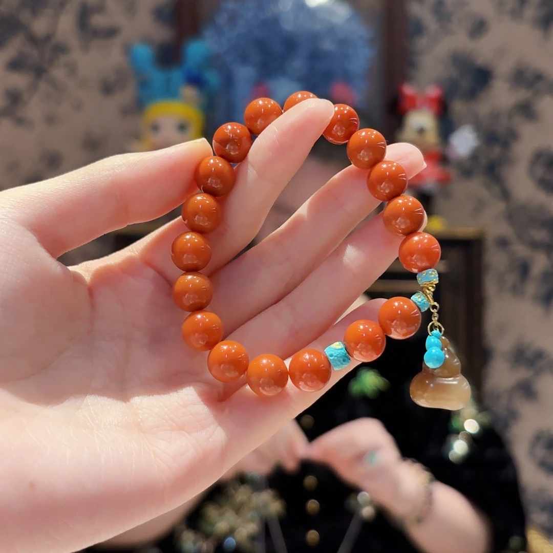 南红玛瑙未镶嵌手链