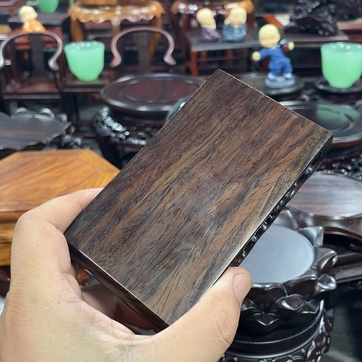 手工艺品琉璃红木底座工艺品12.5公分