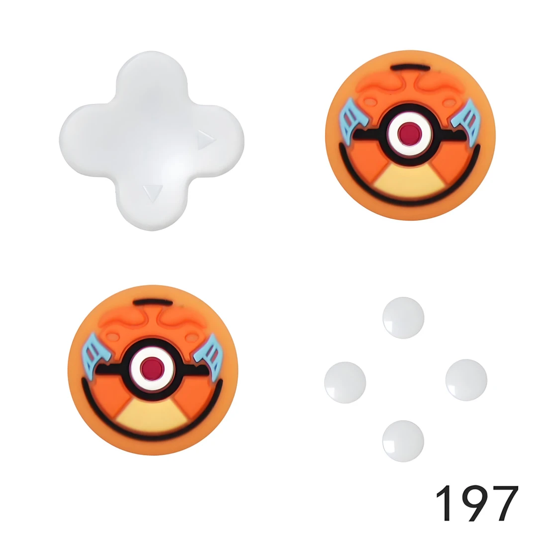 适用任天堂switch按键帽宝可梦精灵球摇杆帽按键帽