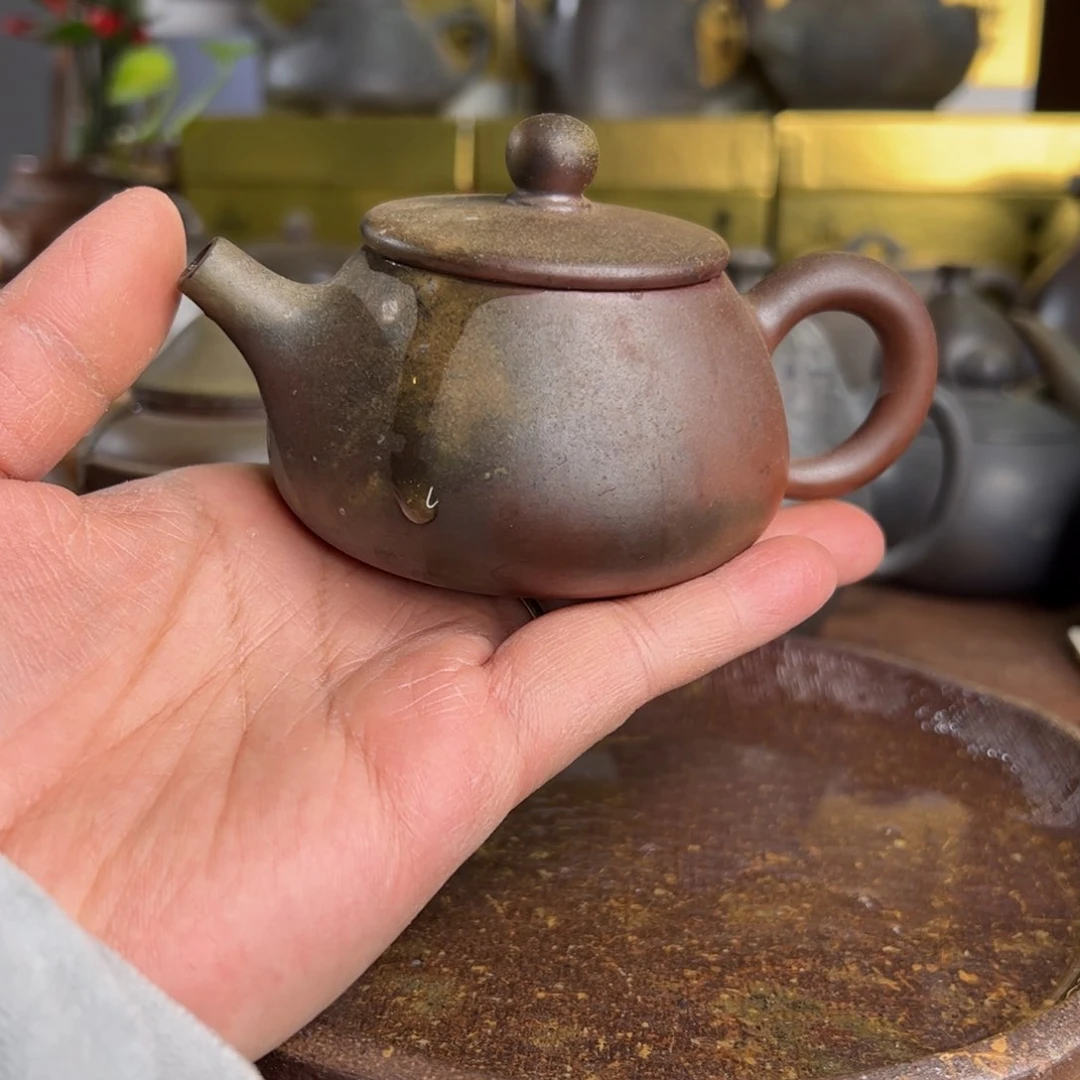 贵台龙窑柴烧茶壶141