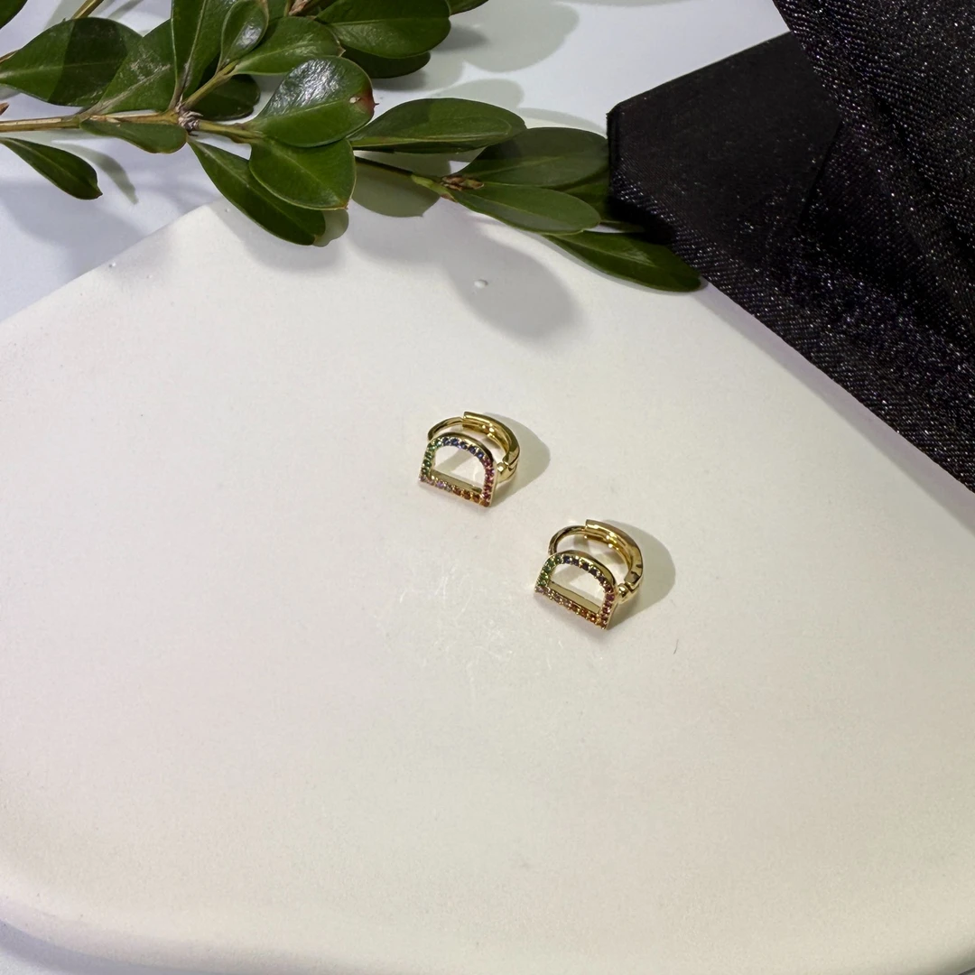 九小尚 铜合金珐琅耳饰 R1603秋季冬季冬天过年耳饰耳环