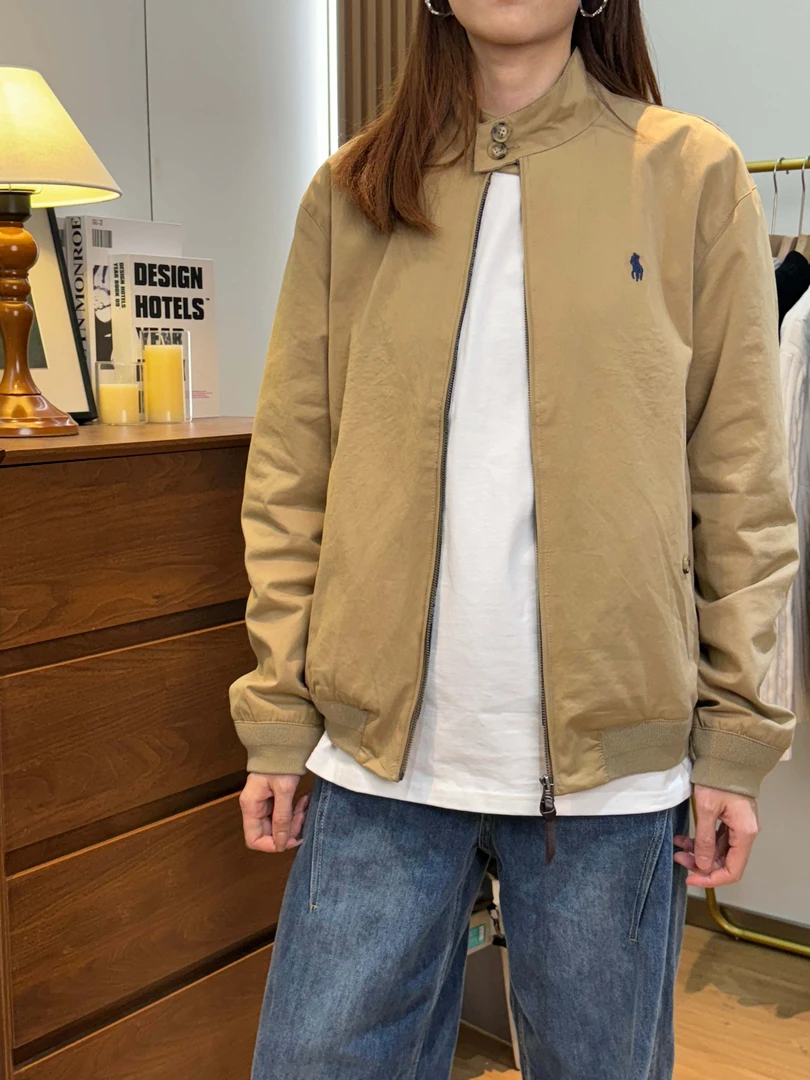 【思思专属】小马哈灵顿立领夹克外套老钱风