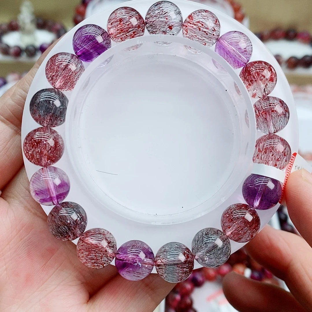 未镶嵌水晶手串彩梅彼岸花