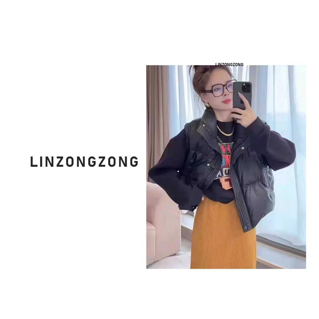 主播优选免洗棉服马甲女外穿洋气冬款2026新款无袖坎肩外套小个子